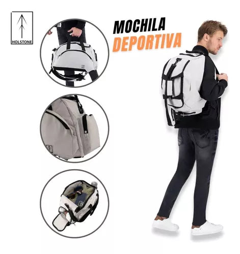 Mochila Maleta Deportiva Multifuncional Gym Viaje Liso